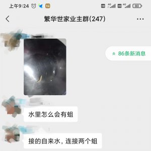 太惡心！小區(qū)自來(lái)水中驚現(xiàn)“活物”